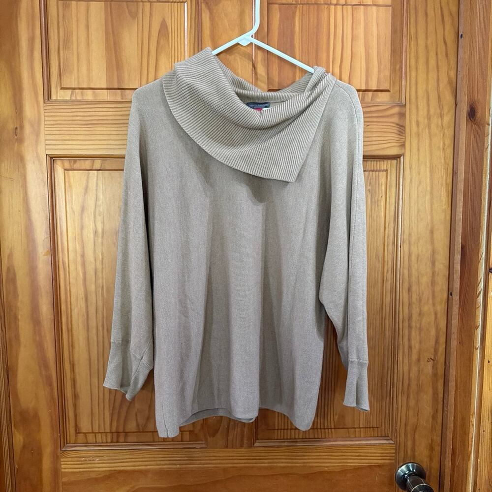 Women's Vince Camuto Oversized Sweater Tan Size Small